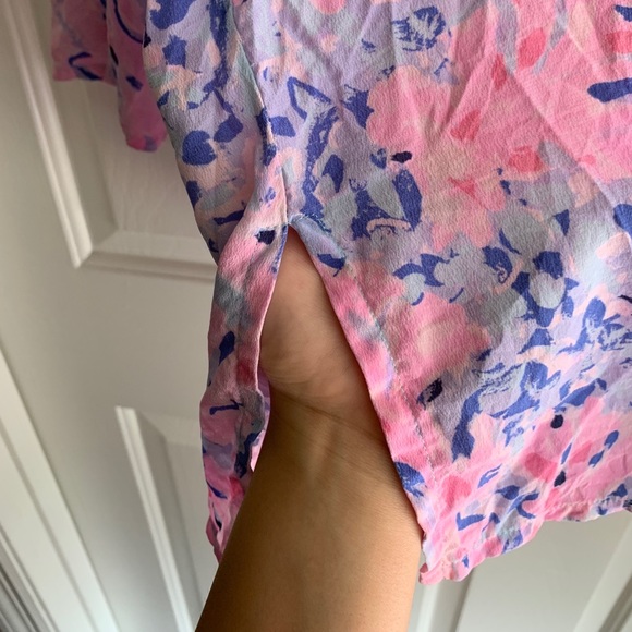 Lilly Pulitzer Silk Tunic XS Pink Renato Amelia - Picture 4 of 6